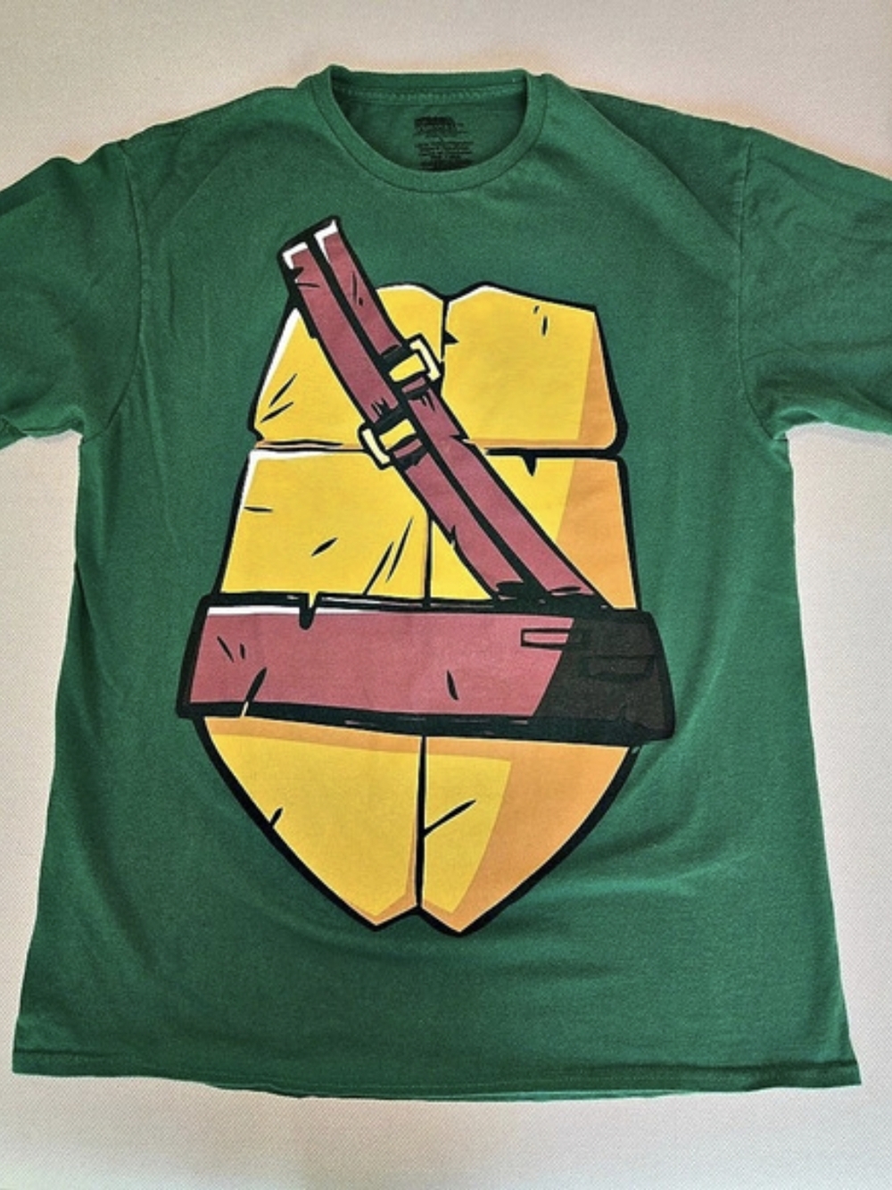 Teenage Mutant Ninja Turtles Nickelodeon Raphael Shell Costume T-Shirt Large